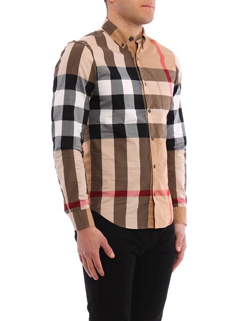 camicia check burberry|burberry check.